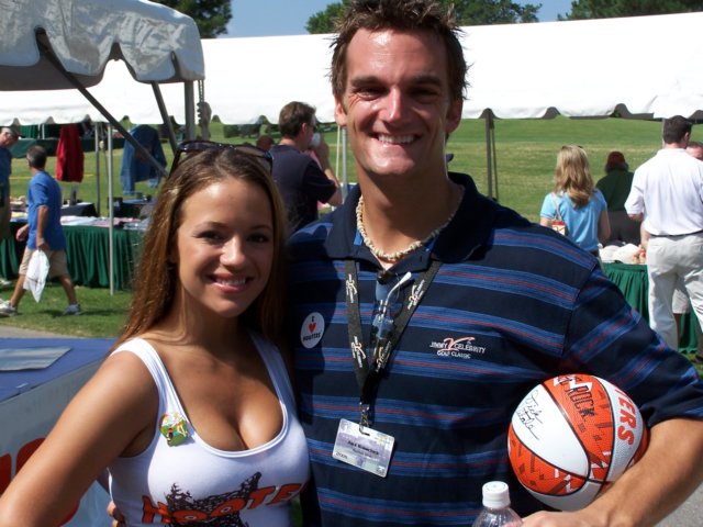 Alex with Hooters Girl
